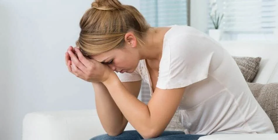 chronically stressed woman