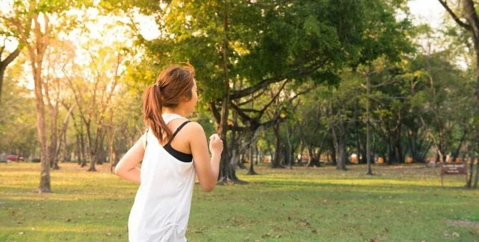 woman running